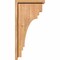 Ekena Millwork Pescadero Smooth Corbel w/Backplate, Western Red Cedar, 7 1/2"W x 12"D x 24"H COR08X12X24PEC01SWR - alternate 3